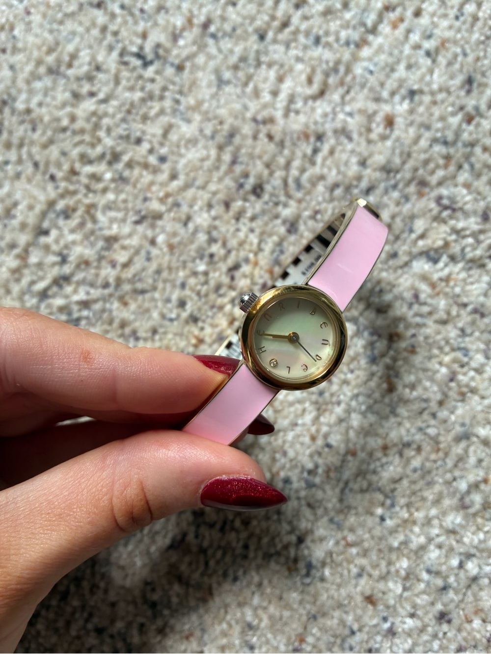 Henri Bendel Pink Watch